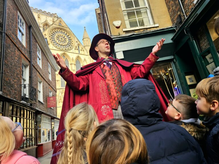 The Wizard Walk outside York Minster