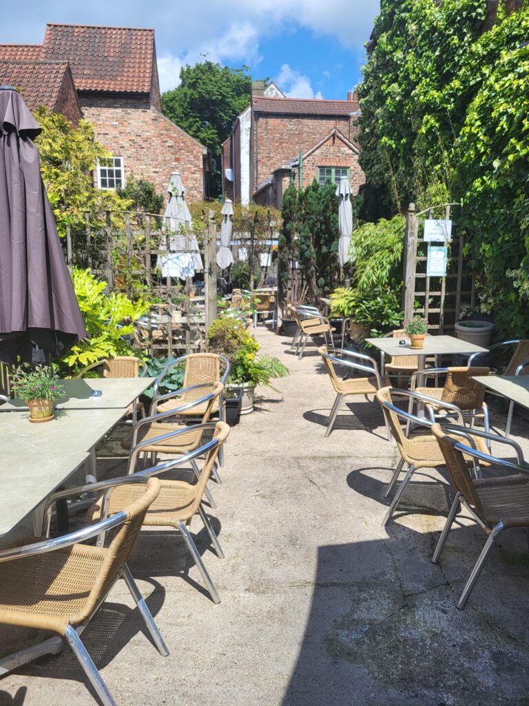 Earl Grey Tea Rooms Garden area