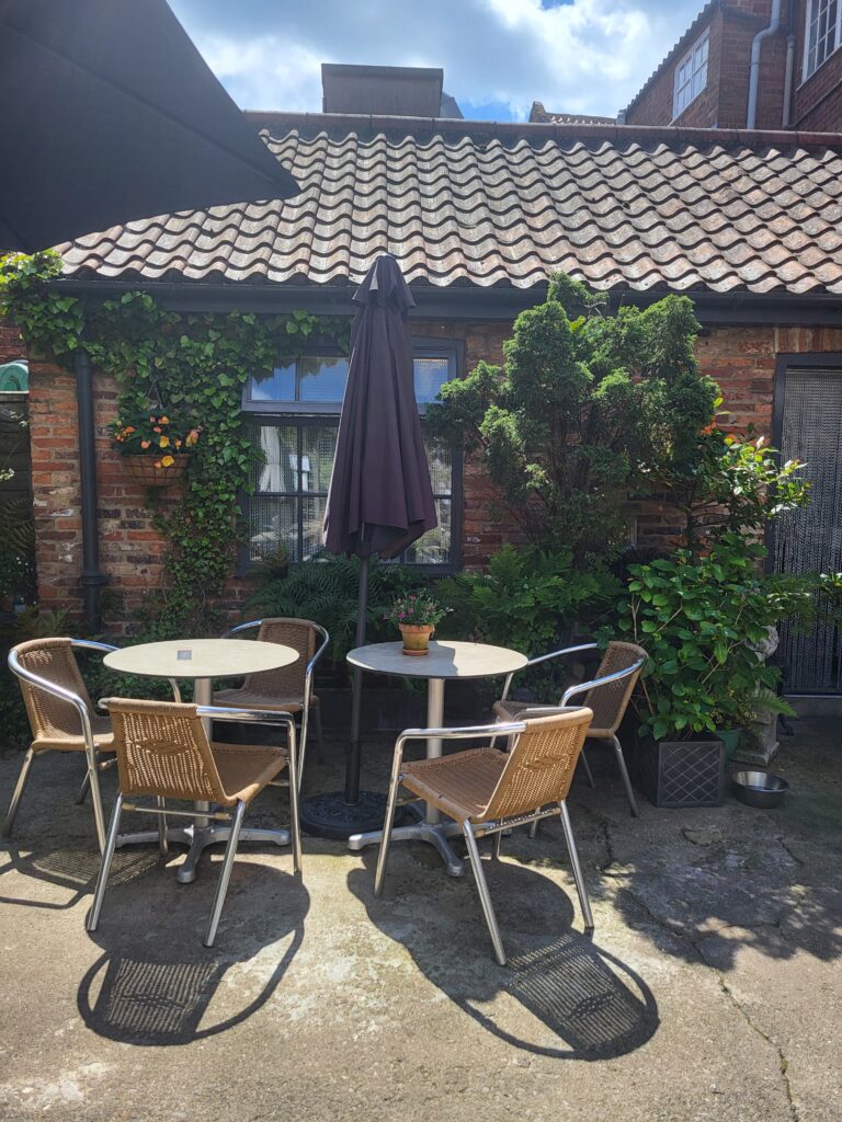 Garden at the Earl Grey Tearooms