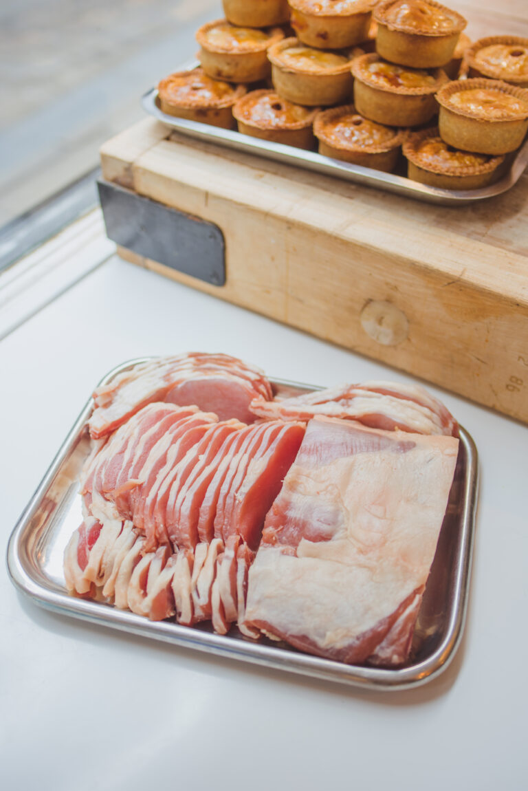 Products on display in the shop window